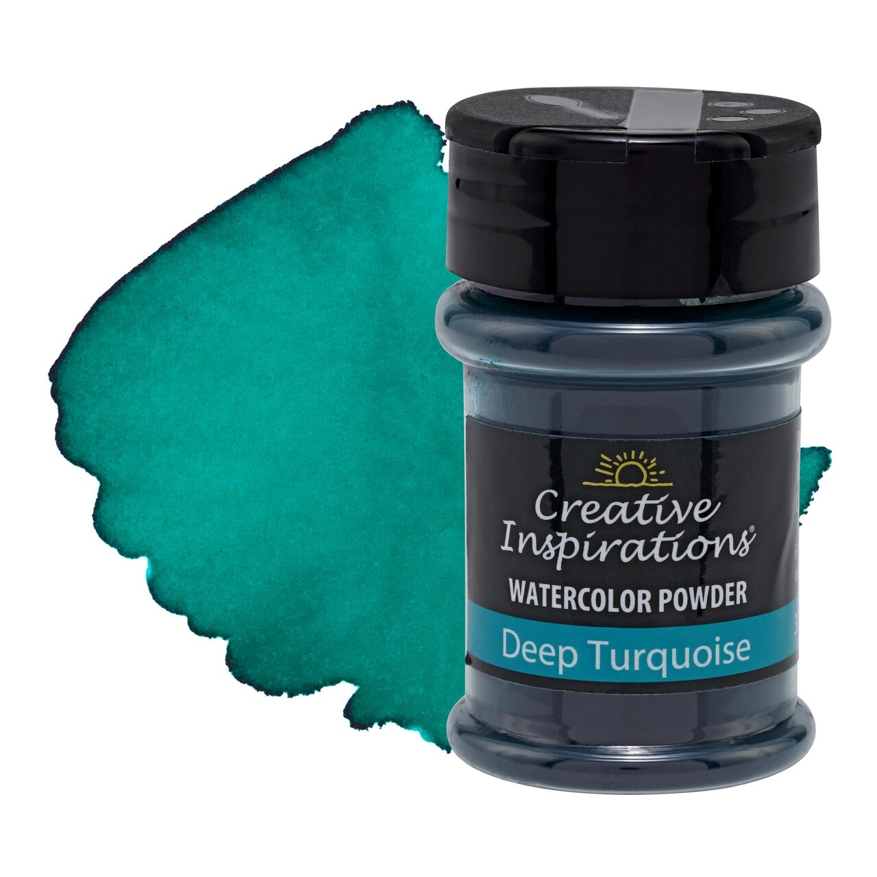 Creative Inspirations Powder Watercolor Paint - 38g Shaker Bottles - Dye-Based Water-Soluble Crystalline Pigments - Non-Toxic, Perfect for Abstract and Spontaneous Effects
